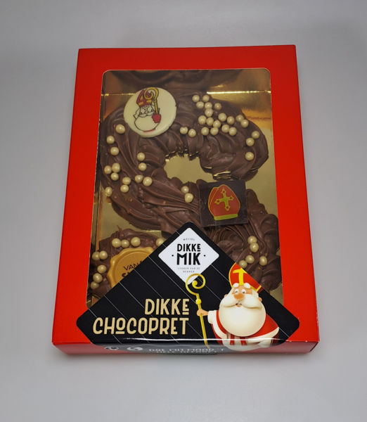Afbeelding van Chocolade letter melk/crunch