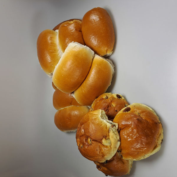 Afbeelding van 10 puntjes            5 krentenbollen