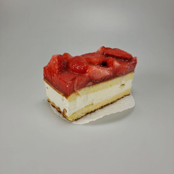 Afbeelding van Gluten-& lactosevrij aardbeiengebakje