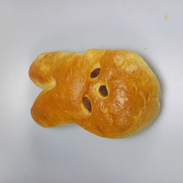 Afbeelding van Paashaas brioche broodje